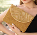 Gold Beaded Clutch, Seed Bead Gold Clutch Bag, Gold Beaded Clutch Purse, Wedding Clutch Bag, Party Clutch Purse, Birthday Gift, Bridal Gifts